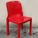 Chaise de Vico Magistretti pour Artemide design italien 1960