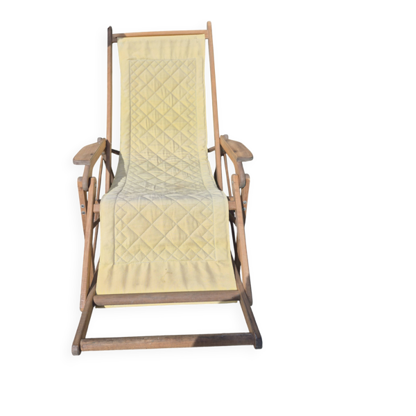 Chaise longue transat année 50