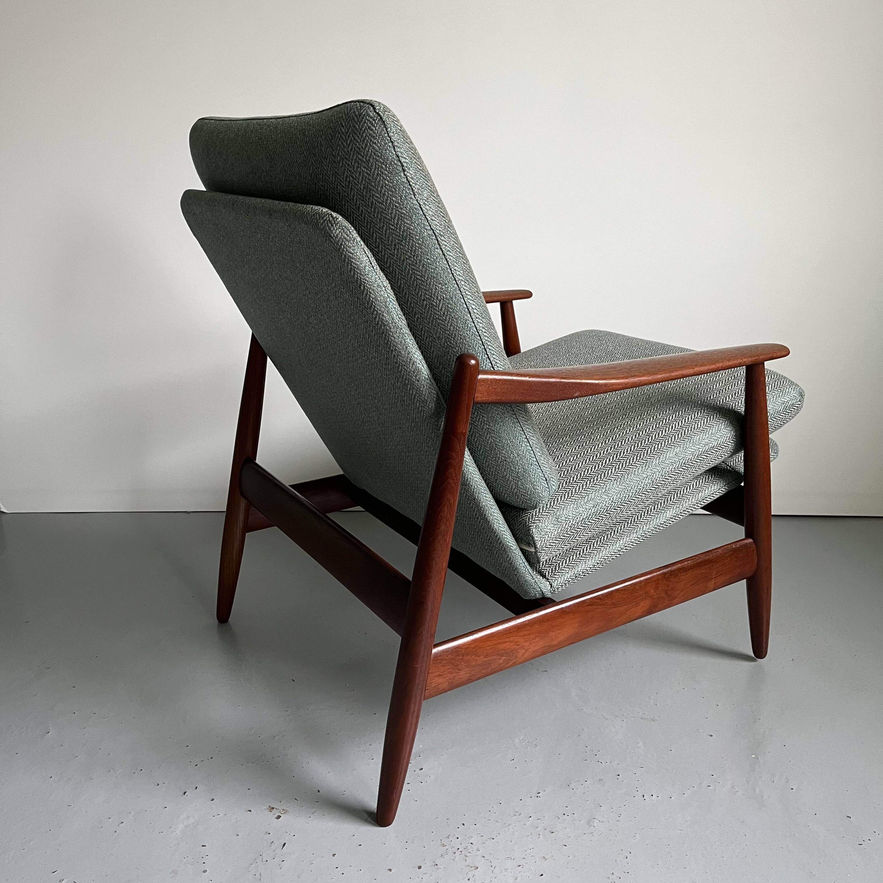 1960s Danish Teak Lounge Chair: Poul Volther Model 350