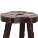 Tabouret tripode en bois, années 50