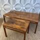 Vintage rosewood coffee tables by rasmus solber for s mobler, 1960