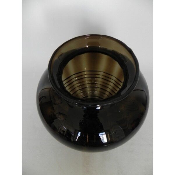 Vase brun art déco Doyen