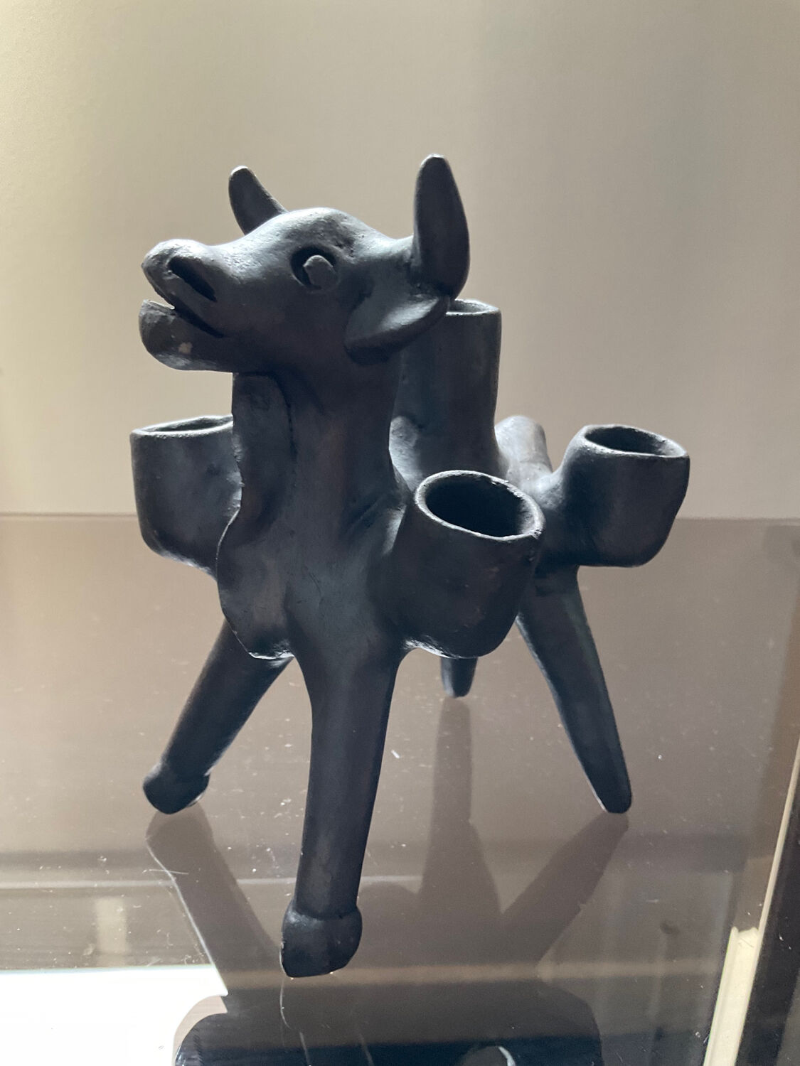 Vintage ceramic candle holder