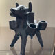 Vintage ceramic candle holder