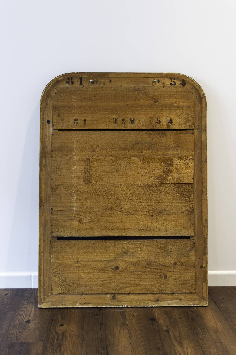 Louis-philippe mirror in golden wood