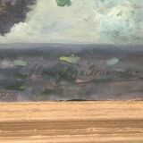 Oil on canvas signed Maisonneuve