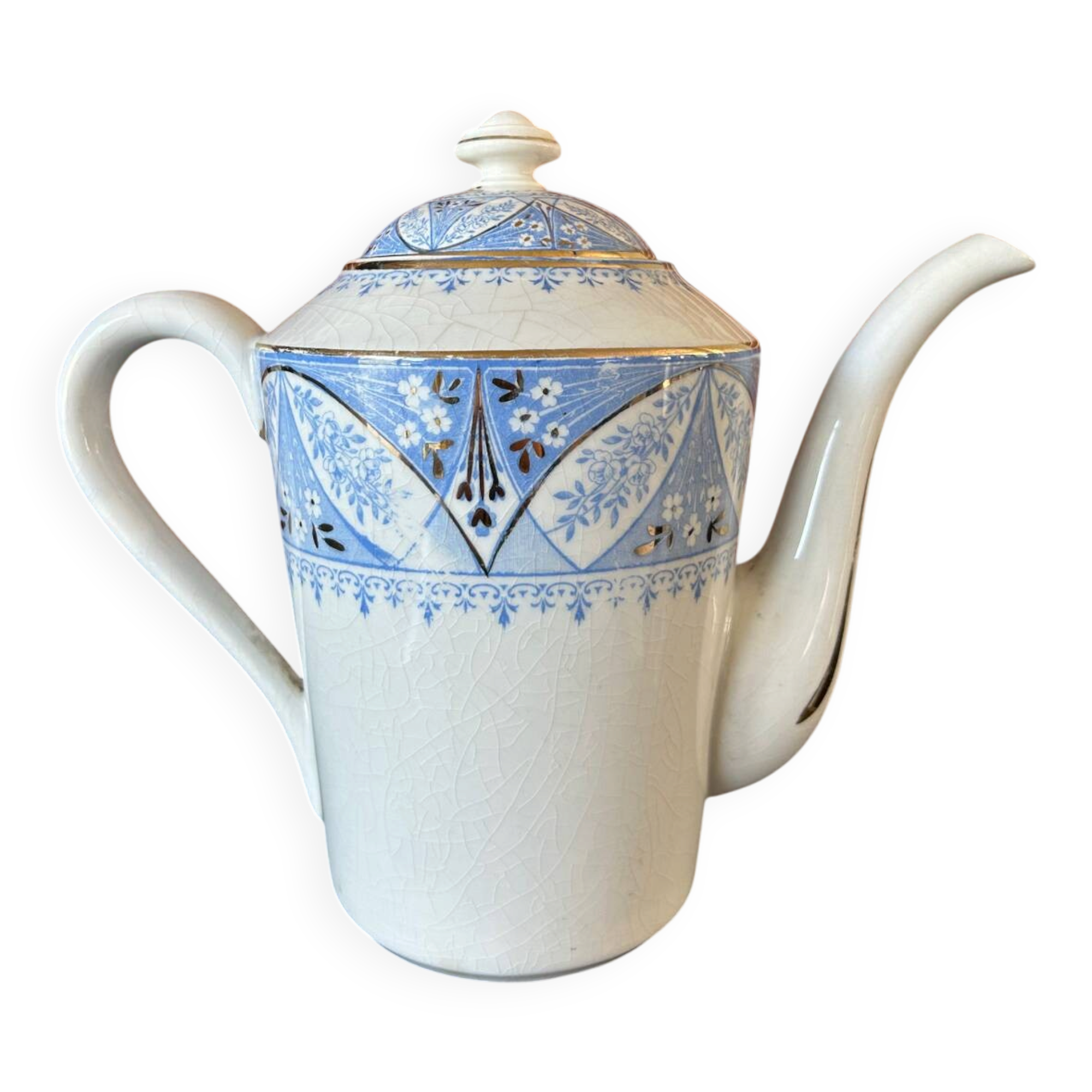 Cafetière verseuse ancienne Creil et Montereau