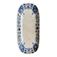 Ravier Gien in blue ironstone, "Ibis bleu" service.