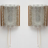 Couple of 1960s wall lamps by Doria