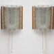 Couple of 1960s wall lamps by Doria