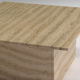 Square travertine coffee table, Italy 1970