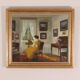“Interior with Woman” by Edith Gert