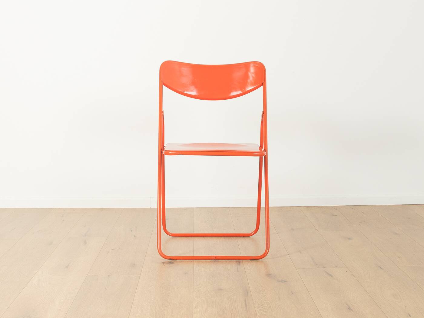 Timeless TED folding chairs by Niels Gammelgaard for IKEA from the 1970s in red (set of 4)