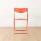 Timeless TED folding chairs by Niels Gammelgaard for IKEA from the 1970s in red (set of 4)