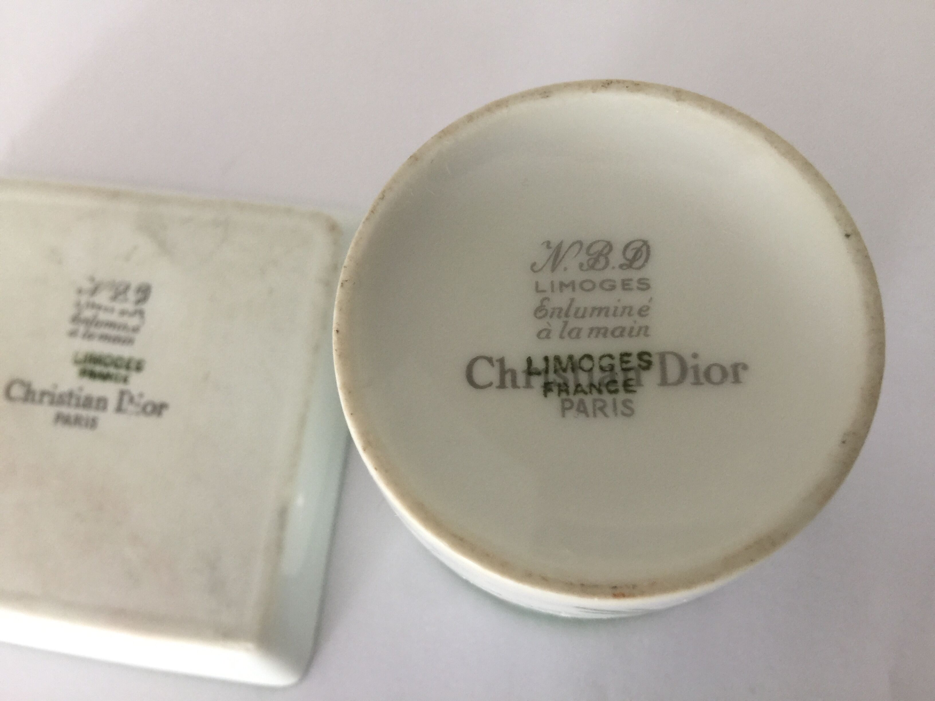 Muguet Christian Dior coffee cup and saucer