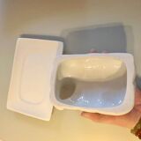 Vintage cow ceramic butter dish