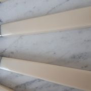 Set of 12 knives in stainless steel and bakelite "Yanid" years 60-70