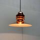 Vintage Copper Pendant Lamp Nyhavn by Alfred Homann and Ole V. Kjær for Louis Poulsen, 1980s