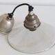 Suspension en verre vintage