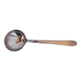 Silver-plated metal ladle, art deco motif.