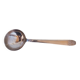 Silver-plated metal ladle, art deco motif.