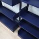 Restored Congresso modular metal bookcases LIPS VAGO 1970s, set of 2