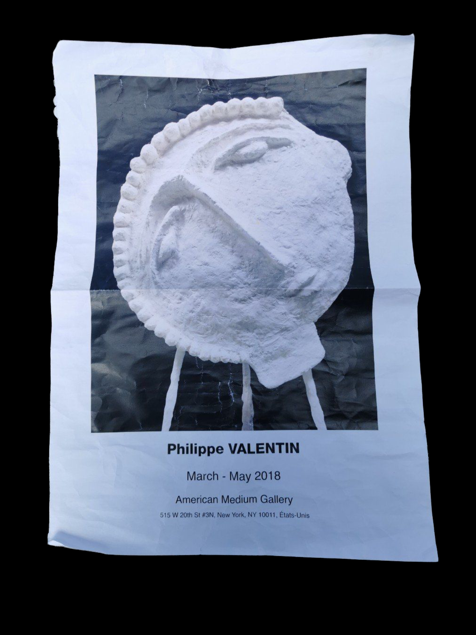 Stucco sculpture of " philippe valentin "