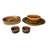 Old Gien fondue dish set