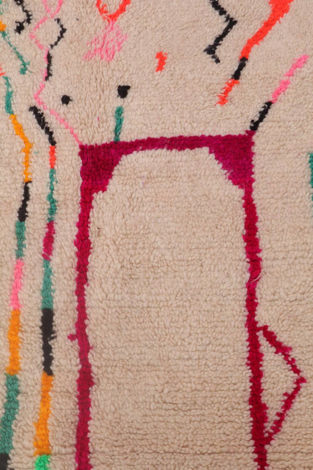 Tapis berbère azilal multicolore