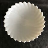 Standing cup - Art nouveau - white opaline