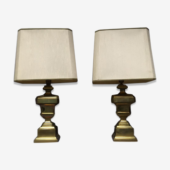 Pair of lamps in bronze XX