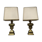 Pair of lamps in bronze XX
