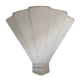 Geometric corner wall lamp in plaster, France 1980.