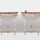 Malot. Pair of lacquered consoles from the Louis XVI period. Circa 1780.