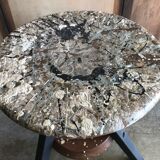 Stool with screws vintage artist painter wood