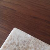 Square ashtray / empty vintage marble pocket