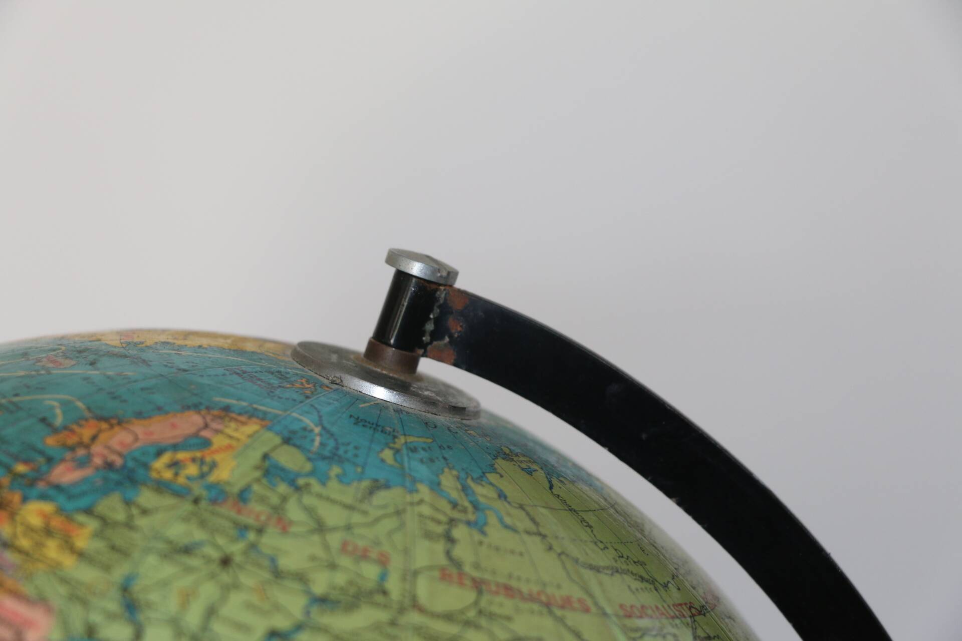 Globe terrestre carton TARIDE 1979