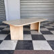Vintage coffee table in travertine
