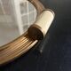 Art Deco mirror and brass tray