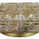 NOS New Old Stock vintage glass ceiling light