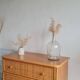 Commode en rotin vintage