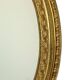 Large Oval Classic Mirror Gold Leaf Baroque Style Flowers 85cm