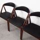 Set of four teak chairs, Danish design, 1970s, designer: Kai Kristiansen
