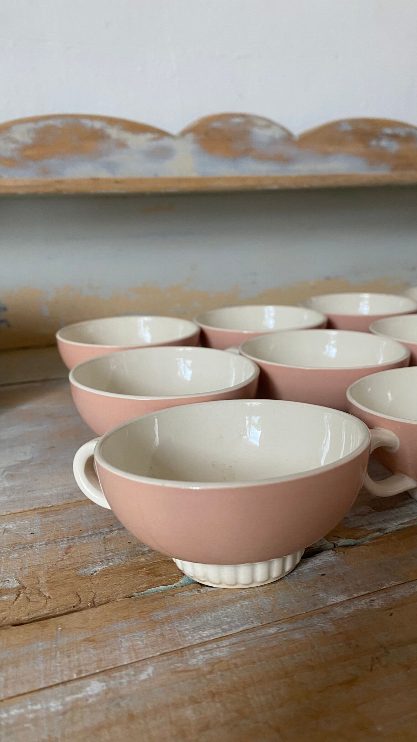 Ensemble de tasses et soucoupes  Villeroy et Boch