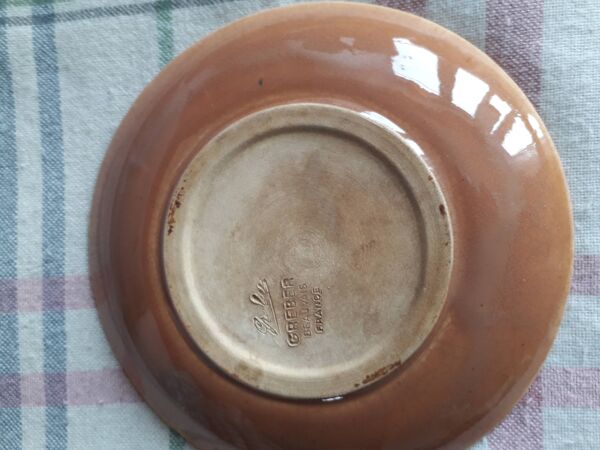 Céramique vintage signée Gréber