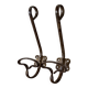 Metal coat hooks