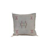 vintage gray Berber cushion