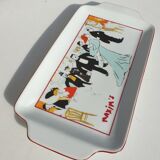 Porcelain cake dish Maxim's Paris