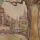 Watercolor Strasbourg The Old Town