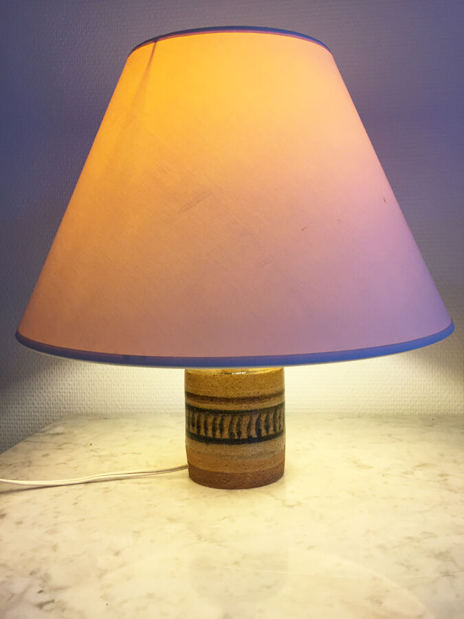 Vintage sandstone lamp, 1970